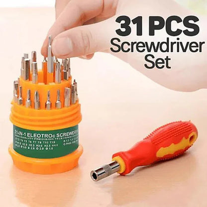 31 in 1 Precision Handle Screw driver Set Mobile Phone, watches, glasses Repair Kit