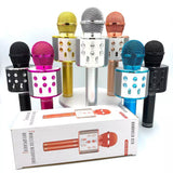 3-in-1 Handheld Portable Bluetooth Karaoke Microphone Recording Mic Speaker