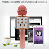 3-in-1 Handheld Portable Bluetooth Karaoke Microphone Recording Mic Speaker